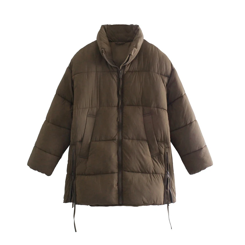 

KBAT 2022 Winter Coat Windproof Women Parkas Vintage Warm Parka Coat Female Casual Long Solid Cotton Jacket Outwear Ladies