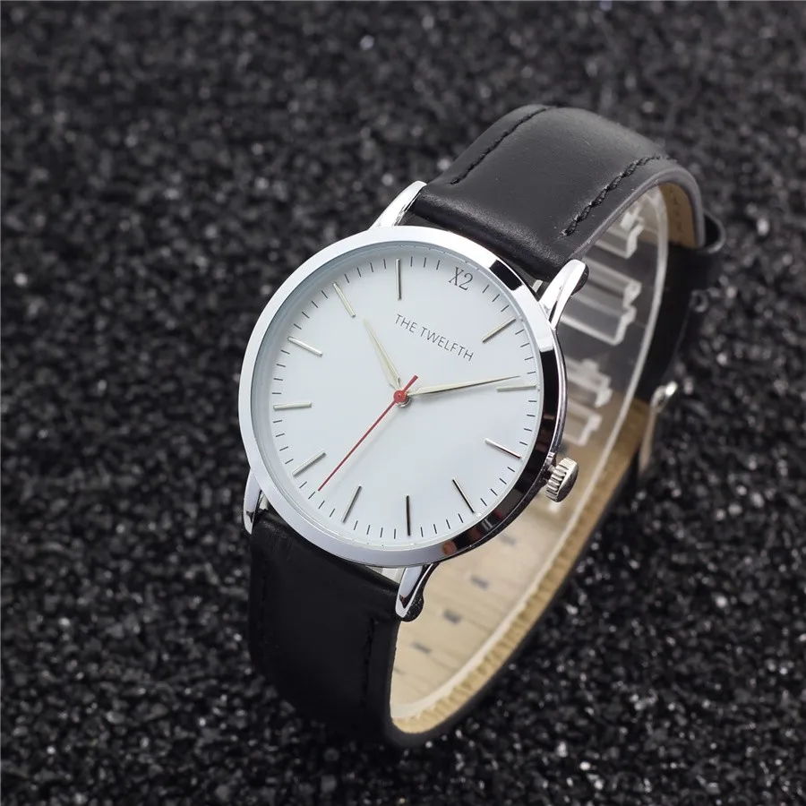 2019 XII мужские часы от топ бренда роскошные деловые кожаные туфли модные кварцевые