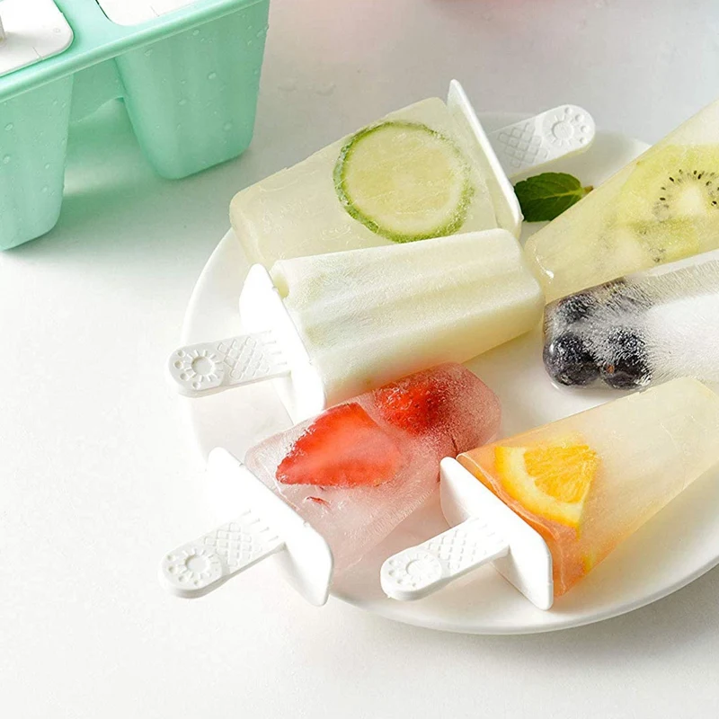Popsicle Molds 6 Pieces Silicone Ice Bpa Free Mold Reusable Easy Release Maker | Дом и сад