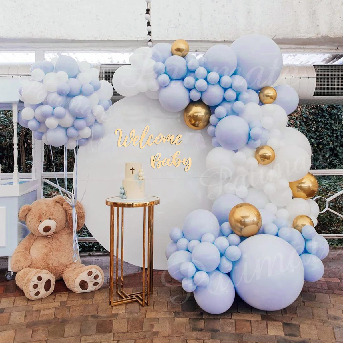 

138pcs Blue White Balloon Garland Arch Kit Latex Baloon Wedding Birthday Party Decoration Baby Shower Globals Ballon Accessories