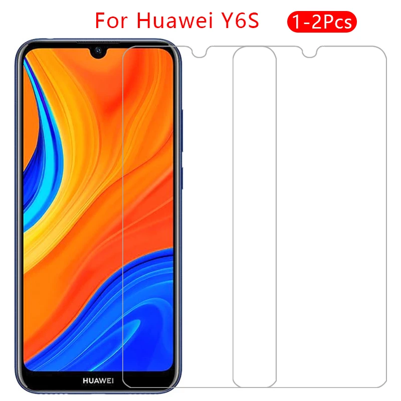 Чехол для huawei y6s чехол из закаленного стекла защита экрана на y 6 s y6 2019 2020 защитный