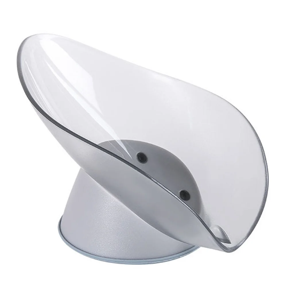 

High Quality Bathroom Accessories Sink Drain Rack Sponge Rack Leaf Soap Box 13cm * 8.5cm