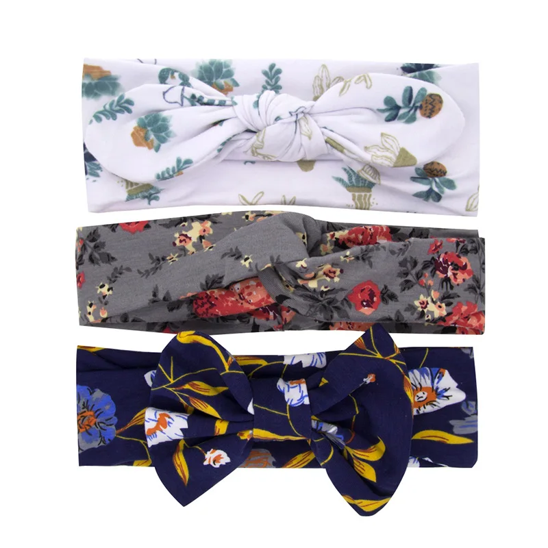 3 шт./компл. богемная Детская повязка на голову для девочек волос эластичная с