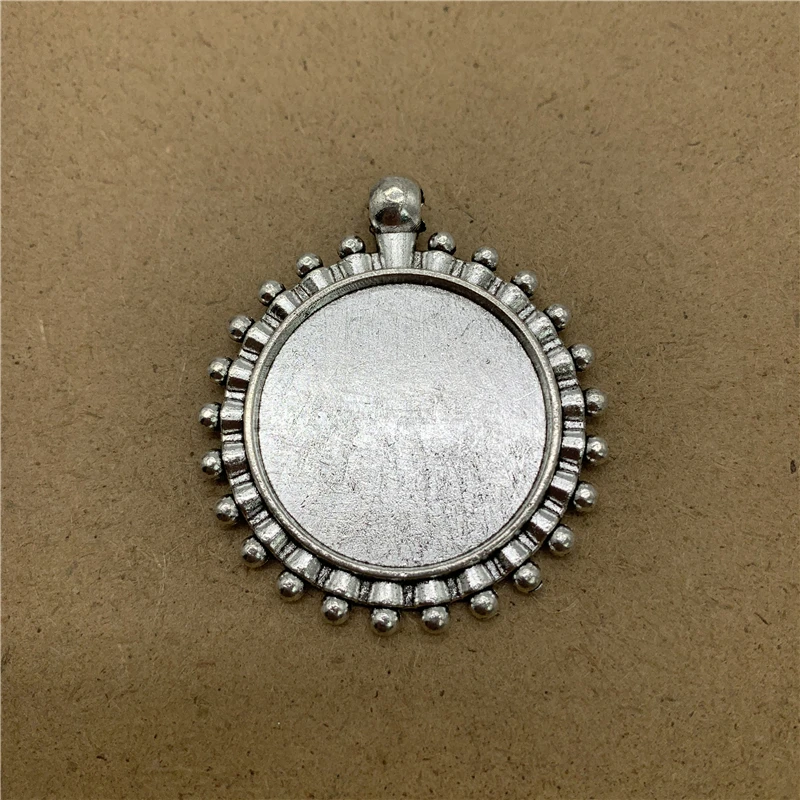 Настройки кабошона из сплава 2 шт. 25 мм стеклянный кабошон металлическая основа