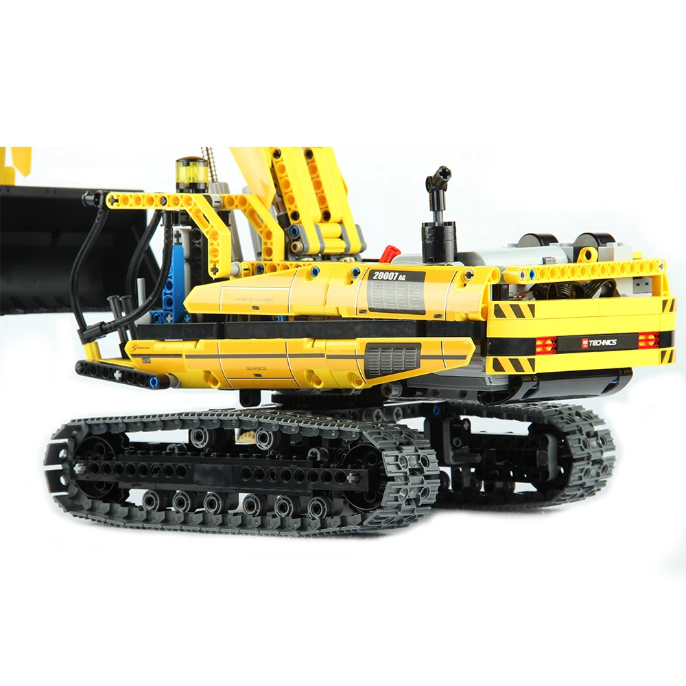 Lepinblocks 20004 20007 экскаватор RC автомобиль грузовик техника мощность мотор кран строительные блоки для грузовиков 8043 42009 Кирпичи игрушки для друзей