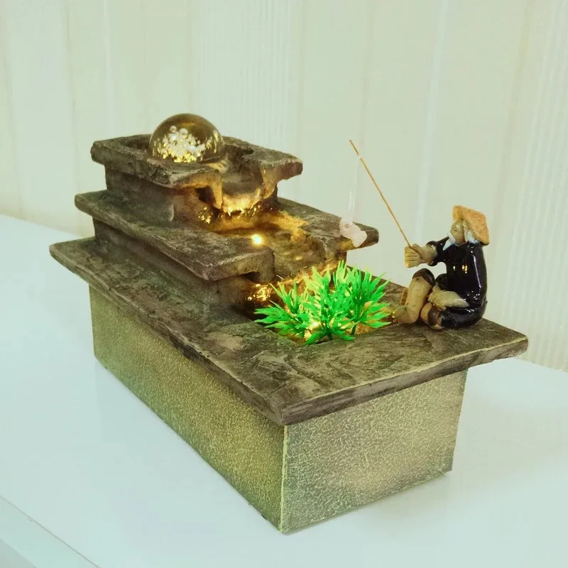 Европейский фонтан с водой для гостиной офиса Настольный увлажнитель водный