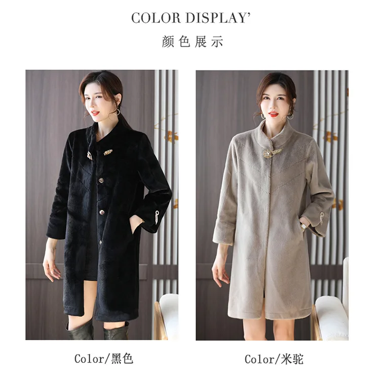 Women real mink coats female mink fur coat genuine long fur coat ladies winter clothes oversize 6xl 5xl 7xl natura fur coats