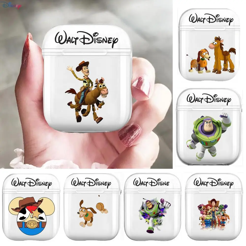 

Disney Toy Story Soft Silicone Cases For Airpods 1/2 Protective Bluetooth Wireless Earphone Cover For Air Pods Charging Box Bag