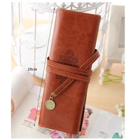 twilight vintage band synthetic leather brown pen pencil case bag storage pouch for pens eraser stationery school student f304