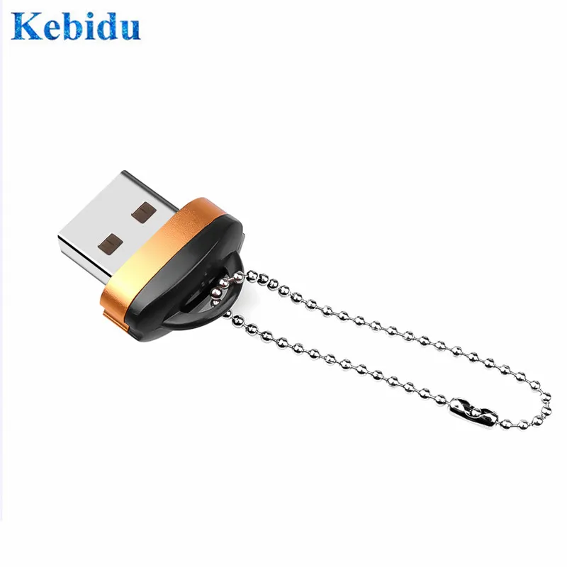 Мини USB 2 0 Micro SD кард ридер KEBIDU адаптер высокоскоростной с брелоком портативный