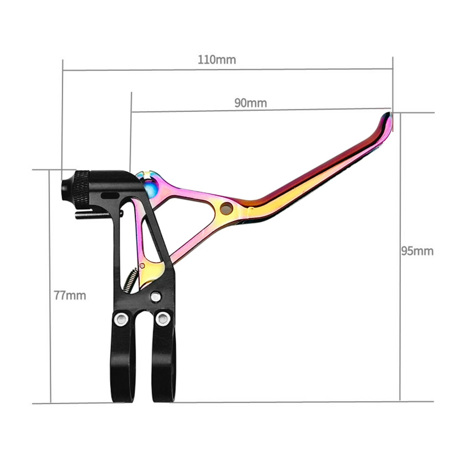 

1 Pair CNC Aluminum Alloy MTB Mountain Bike Folding Road Small Bicycle Ultra Light V Brake Hand Levers Mountain Bike Accessories