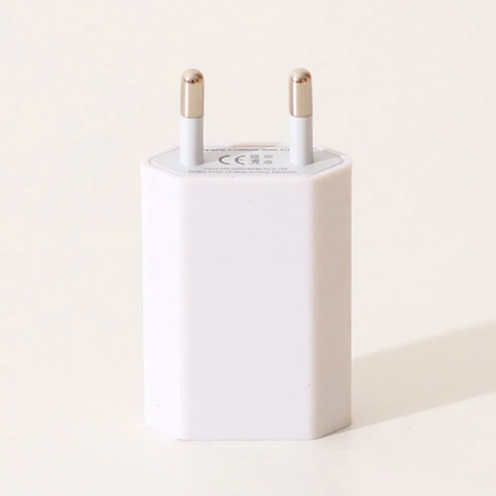 USB настенное зарядное устройство адаптер 5 в 1A один порт быстрое гнездо для iPhone
