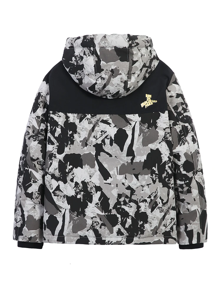 Pioneer Camp куртка на утином пуху Мужская молодежная зимняя с капюшоном Anorak тактическая Мужская гусиная Камуфляжная парка для канадская куртка AYR907402