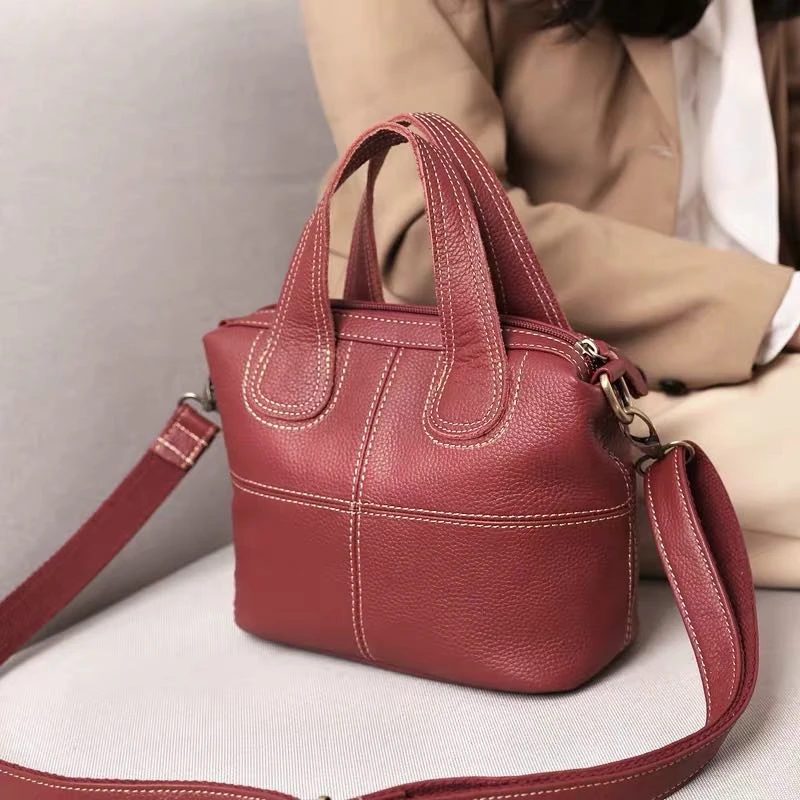 Сумка на плечо женская кожаная мягкая Модная брендовая Повседневная