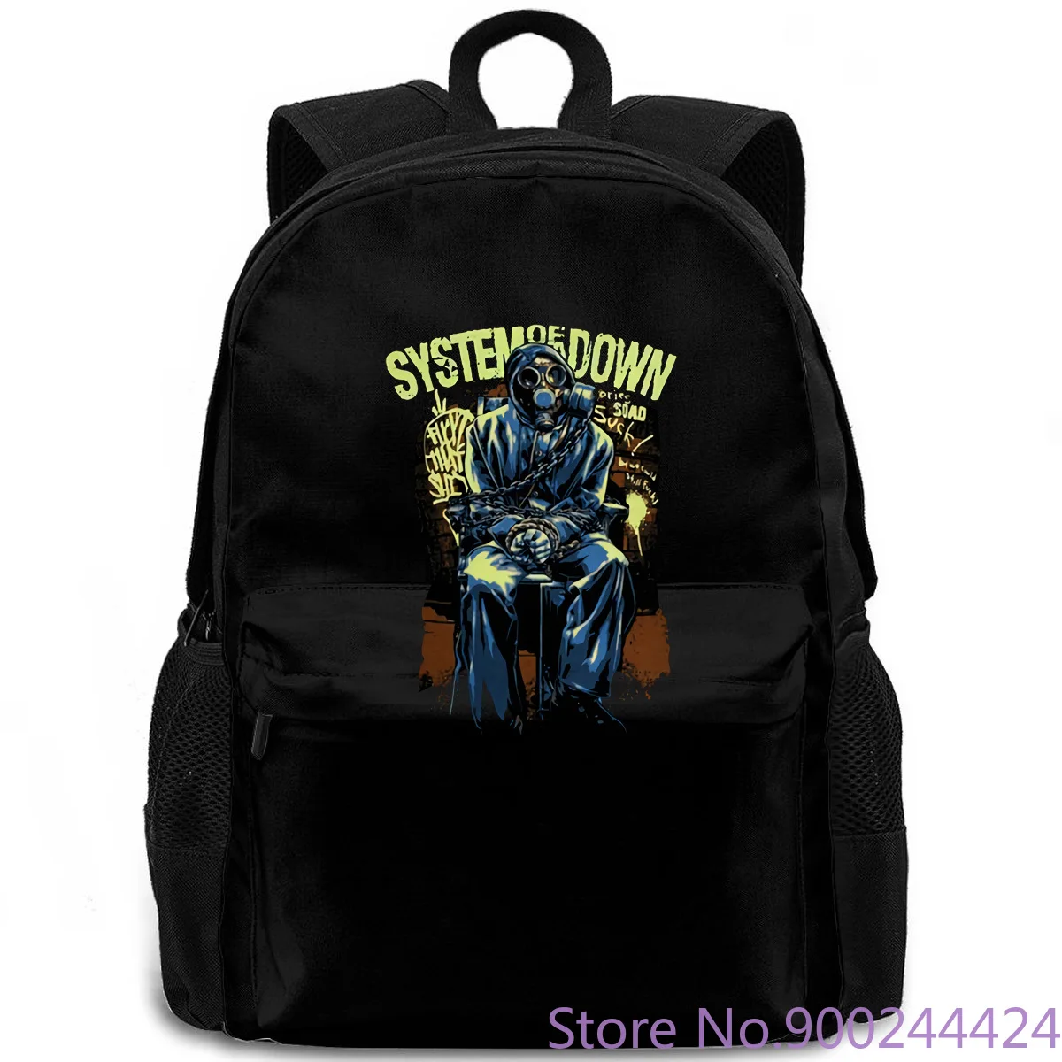 Металлическая панковская группа SOAD System Of A Down, маска с защитой от газа, мужской модный рюкзак унисекс 2019