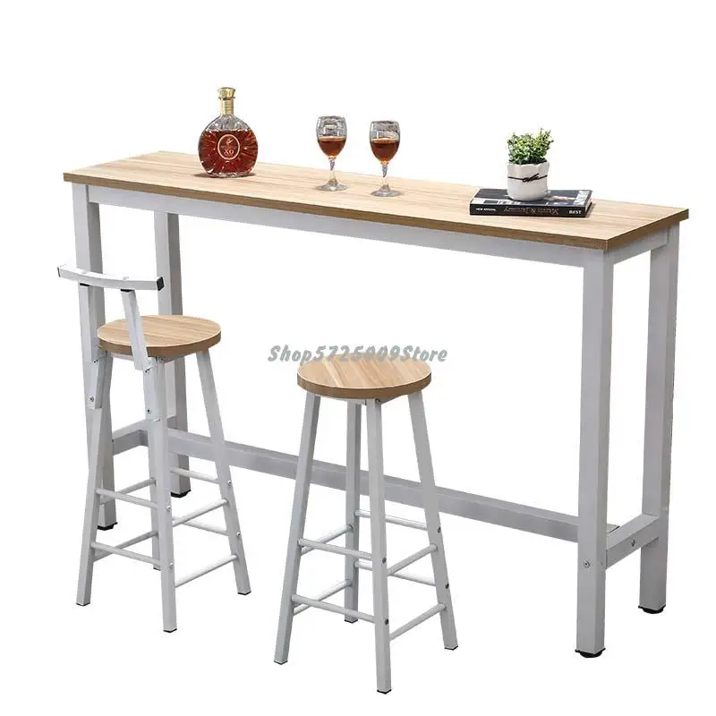 Барный стул для балкона магазина молочного чая высокий стол современная простая