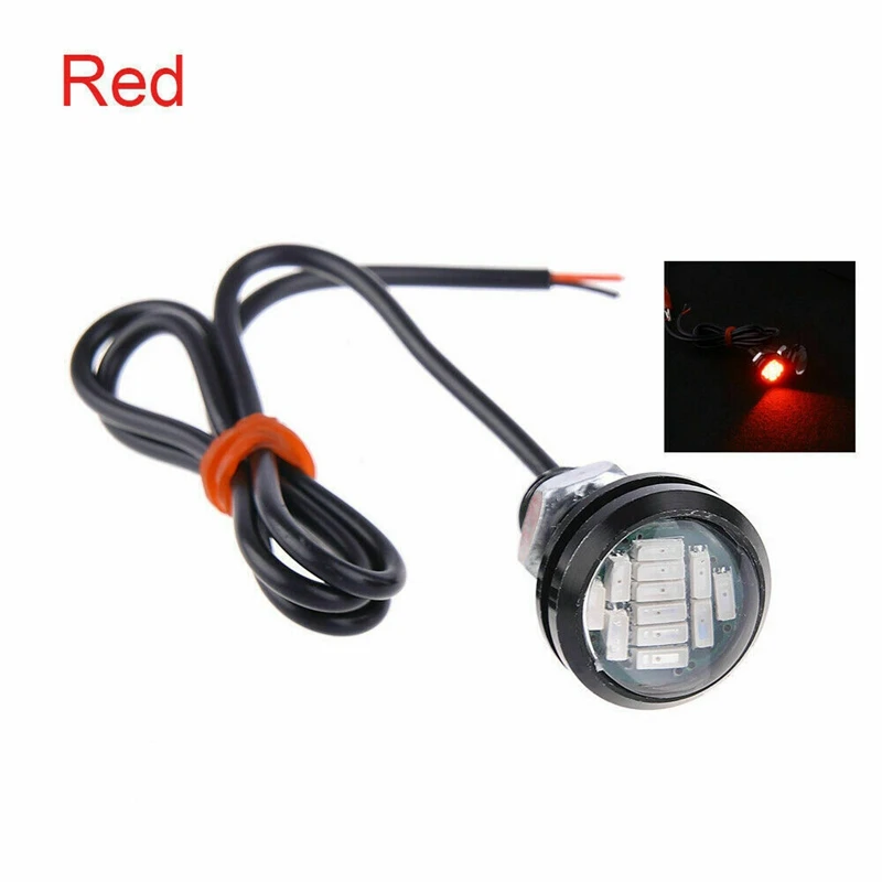 

10Pcs Red DC12V 15W Eagle Eye LED Daytime Running DRL Backup Light Car Rock Lamp