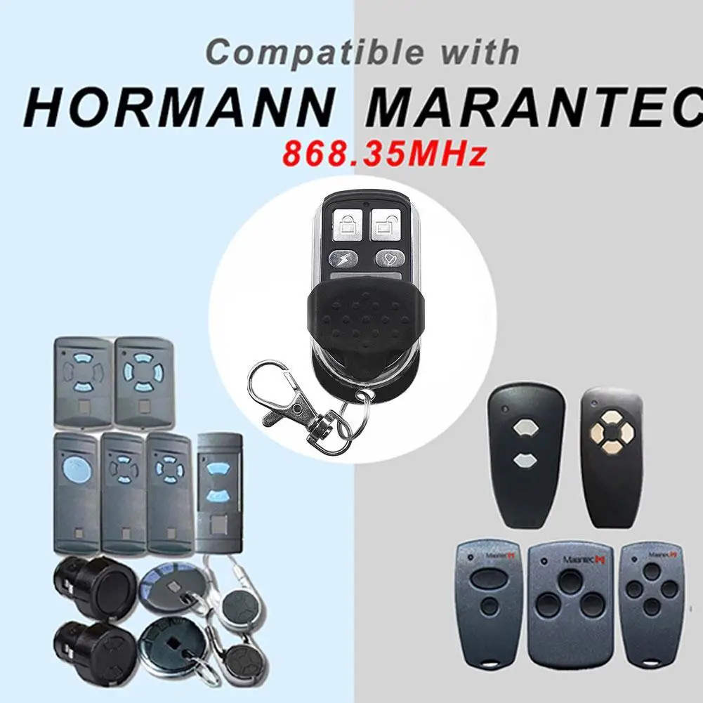 

868MHz Garage Door Remote Control Replicator Metal Remote HSM4 Control D302 Button For HSM2 868 Four BHS110 868 Digital L9T5