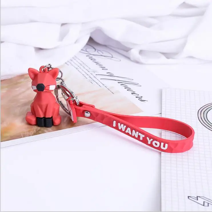 Брелок с животными черепаха слон тигр Лев Бегемот енот бульдог кошка пингвин