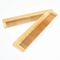 2pcs bamboo wooden comb hair vent wood brushes hair beauty care massager hair care for longhair pet kitty puppy carding fur care
