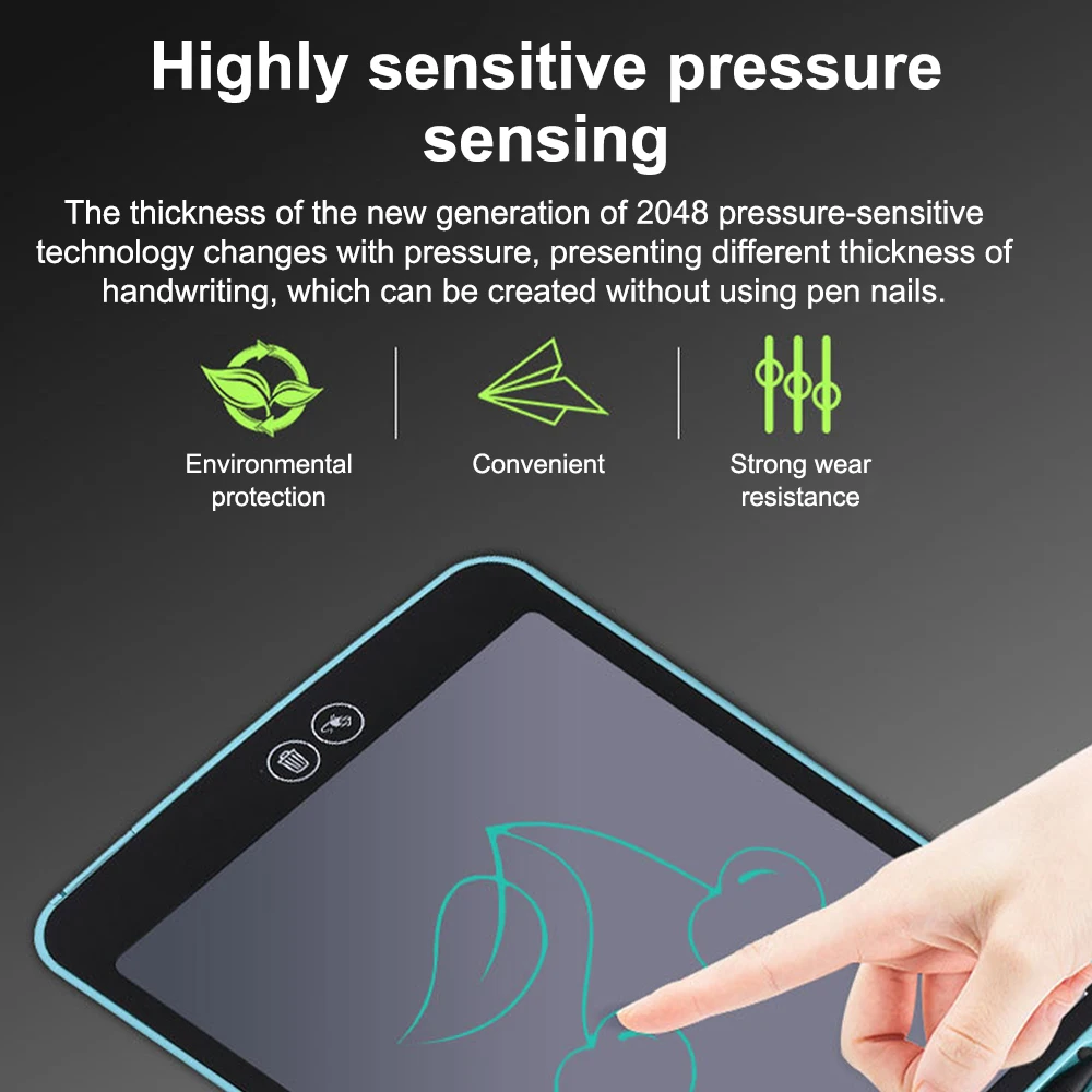 8 5 Дюймов прозрачный ЖК дисплей планшет для письма частично стираются рисования