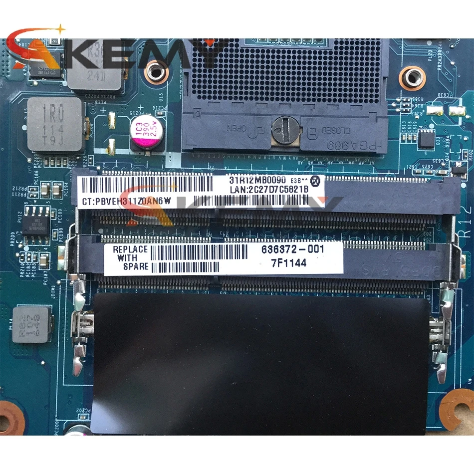 

636372-001 For HP Pavilion G6-1000 G4 G7-1000 Laptop Motherboard With HM55 HD6470 1G-GPU DA0R12MB6E0 DA0R12MB6E1 100% Fully Test