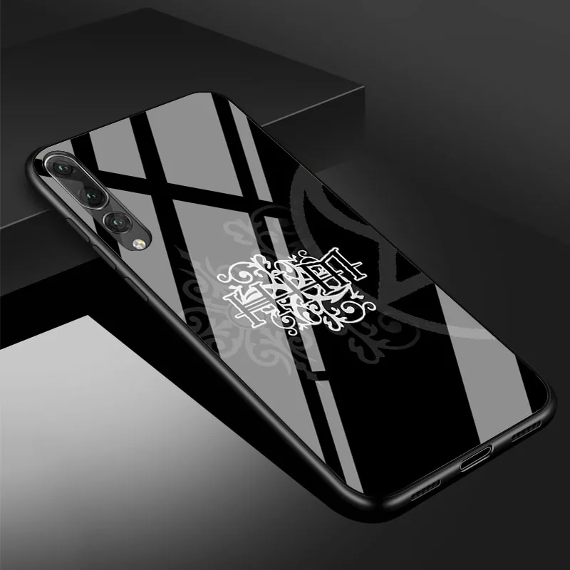 Модный чехол для телефона с логотипом Heartagram из закаленного стекла для huawei P20 P30 lite P20 P30 PRO MATE 20 lite 20 PRO Honor 10
