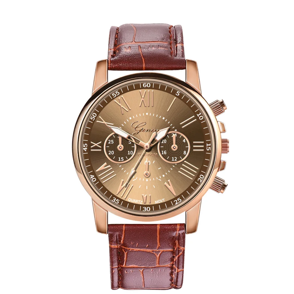 

Relogio Fashion Women Watch Faux Leather Band Quartz Watch Retro Design Top Brand Luxury Watches Ladies Watch Clock reloj mujer
