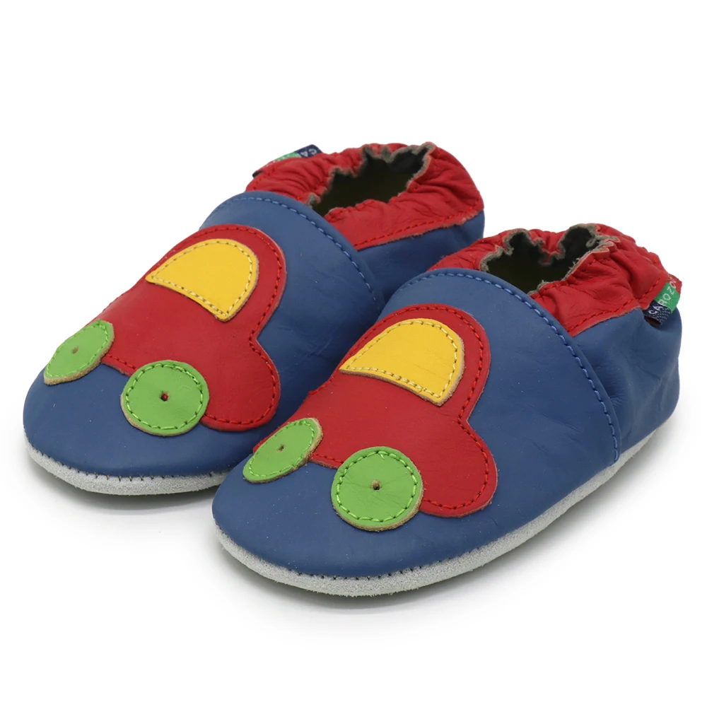 Carozoo-zapatillas de piel de oveja suave para beb&eacute;s, zapatos infantiles para primeros pasos, para ni&ntilde;os y ni&ntilde;as-3