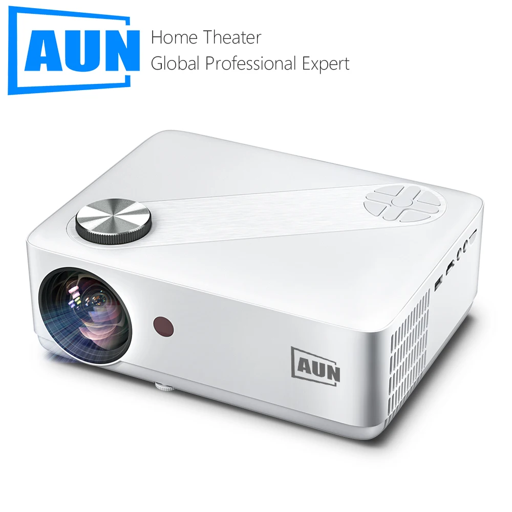 AUN Projector AKEY8S Android 9 WIFI VideoProjector 4K Decode Beamer Full HD 1080P Home Theater TV LED for Game | Электроника