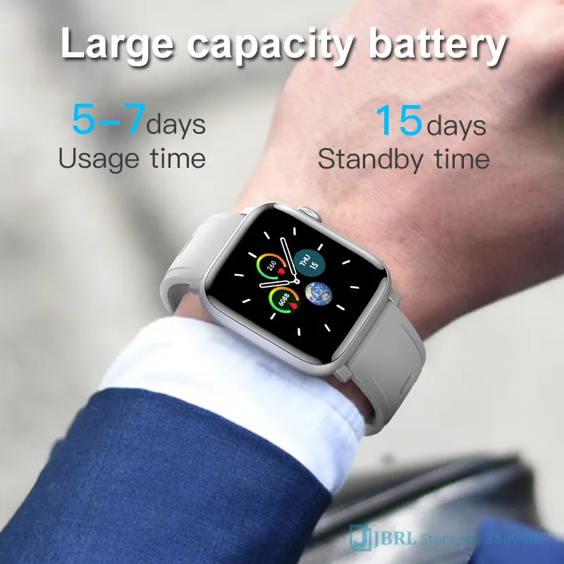 Умные часы Full Touch для мужчин и женщин электронные смарт Android IOS фитнес трекер