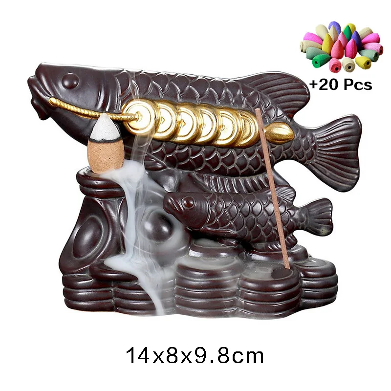 Курильница подсвечник для фонтана водопад подставка благовоний газовая горелка