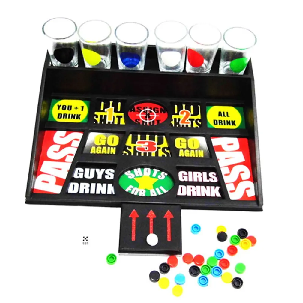 Простая и забавная игра в бокал шрапнель популярная Европе для вина портативная