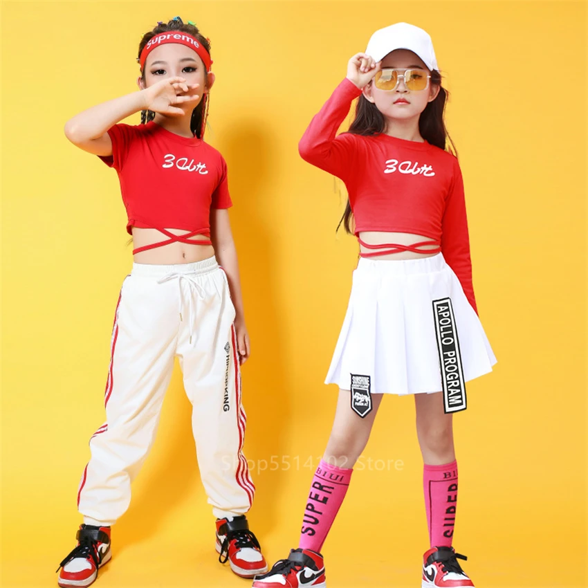 Детский костюм для джазовых танцев уличная танцевальная одежда в стиле хип-хоп