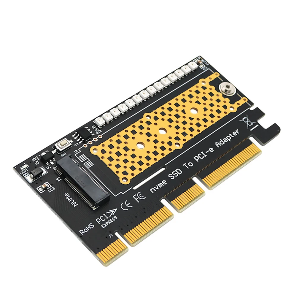

Riser Card СВЕТОДИОДНЫЙ расширительный адаптер для жесткого диска PCI-E 4X/8X/16X
