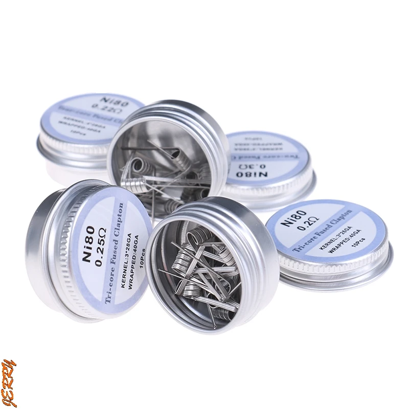 Новинка 10 шт./кор. скрученная сотовая катушка Clapton сборпосылка экзотическая смесь