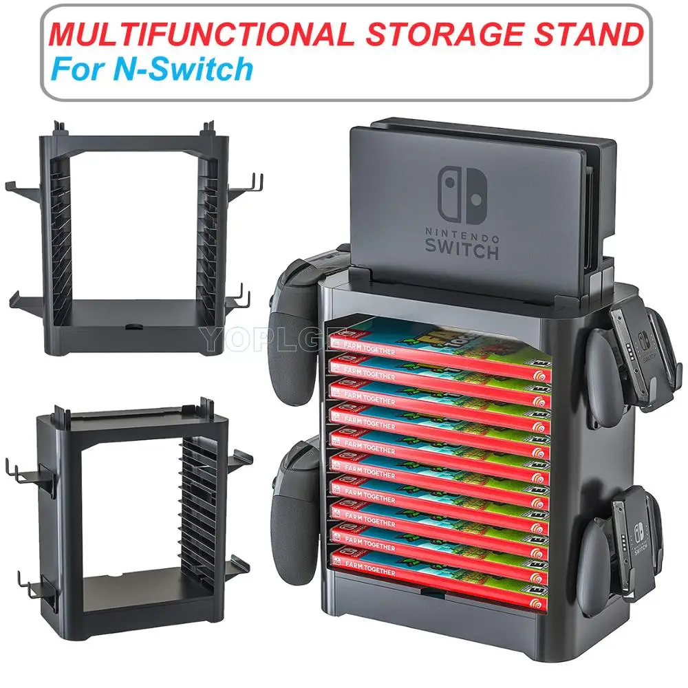 Держатель Nintendo nitedo для Switch подставка хранения игровых аксессуаров 10 игр дисковый