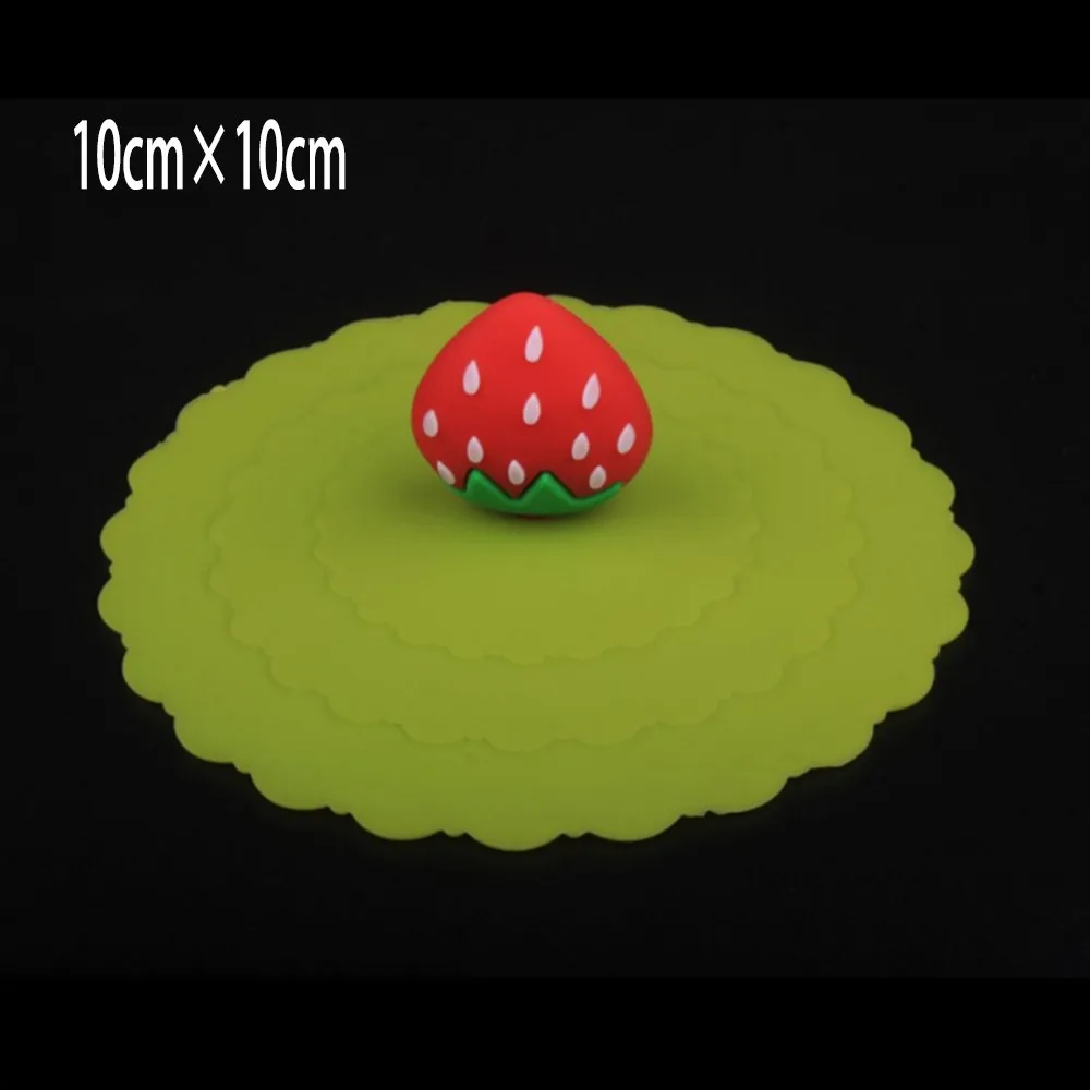 

Silicone Cup Lids Leakproof Cup Cover Anti-Dust Suction Mug Cup Cover Lid Cap No Spill Hot Drink Cute Cup Covers