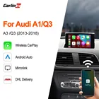 Carlinkit 2.0 Беспроводной автомобильный смарт-бокс для Audi A1 Q3 2010-2019 поддержка Carplay Android автоподключение мультимедиа Mirrorlink IOS 14