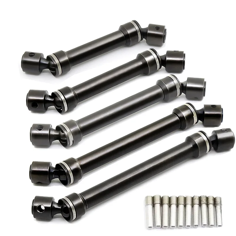 

1:10 1/10 Climbing Car Metal CVD Drive Shaft SCX10 D90 T4 90046 47 Transmission Shaft 81-170mm Toy car Accessories Parts