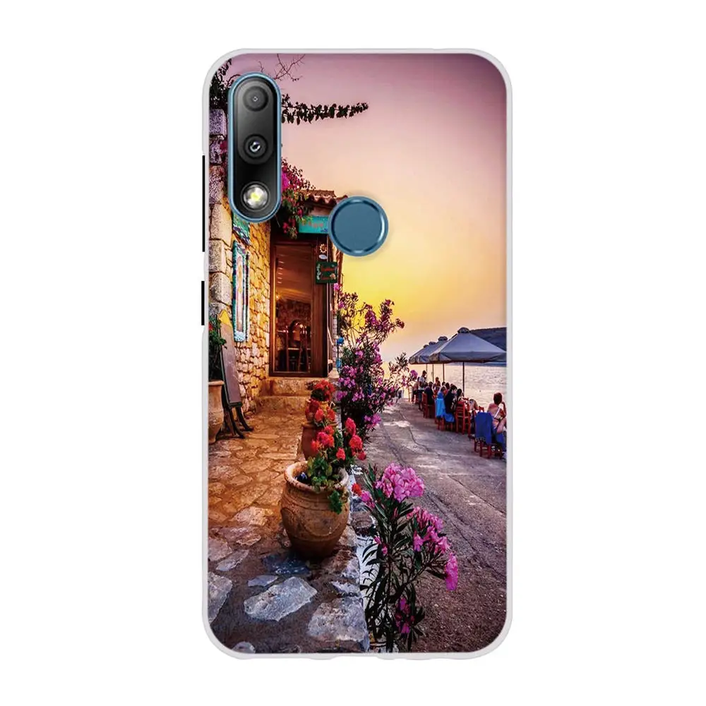 Чехол для Asus Zenfone Max Plus M2 ZB634KL мягкий силиконовый чехол из ТПУ с цветочным рисунком