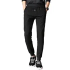 Брюки мужские стрейчевые, повседневные спортивные штаны, джоггеры, уличная одежда, большие размеры, лето 2021