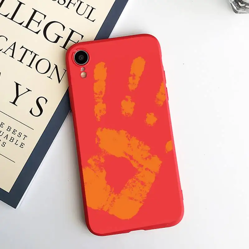 

Thermal Heat Induction print Phone Case Candy Color for iPhone 6 7 8 11 12 s mini pro X XS XR MAX Plus