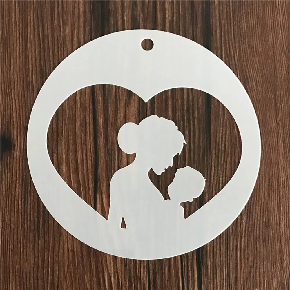 Многоразовый трафарет для рисования на День Матери и детей Аэрограф