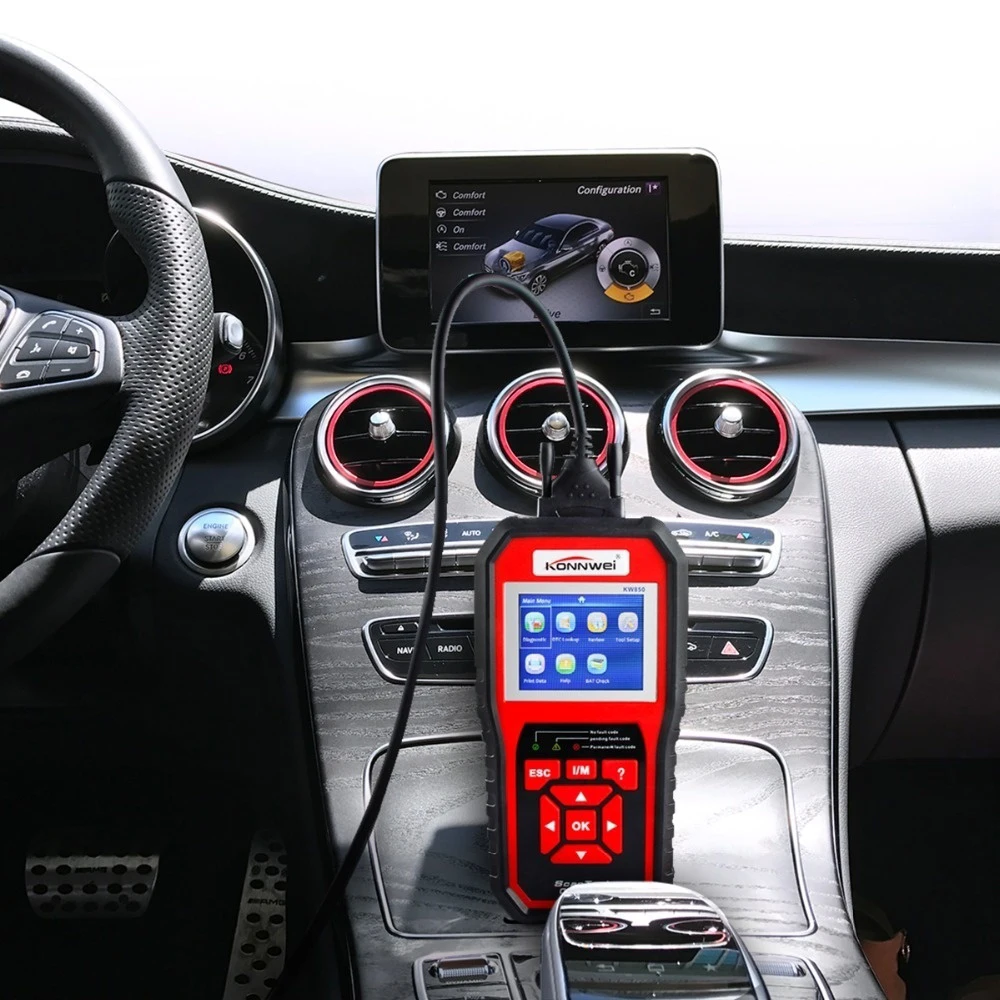 

OBD2 ODB2 Scanner Auto Diagnostic Scanner KW850 Full Function Car Diagnosis Car Scanner Universal OBD Engine Code Reader
