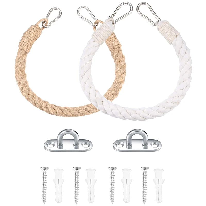 

Toilet Paper Holder Rope Set, Antique Industrial Wall-Mounted Bath Towel Rack, Retro Hemp Rope Bath Towel Rings