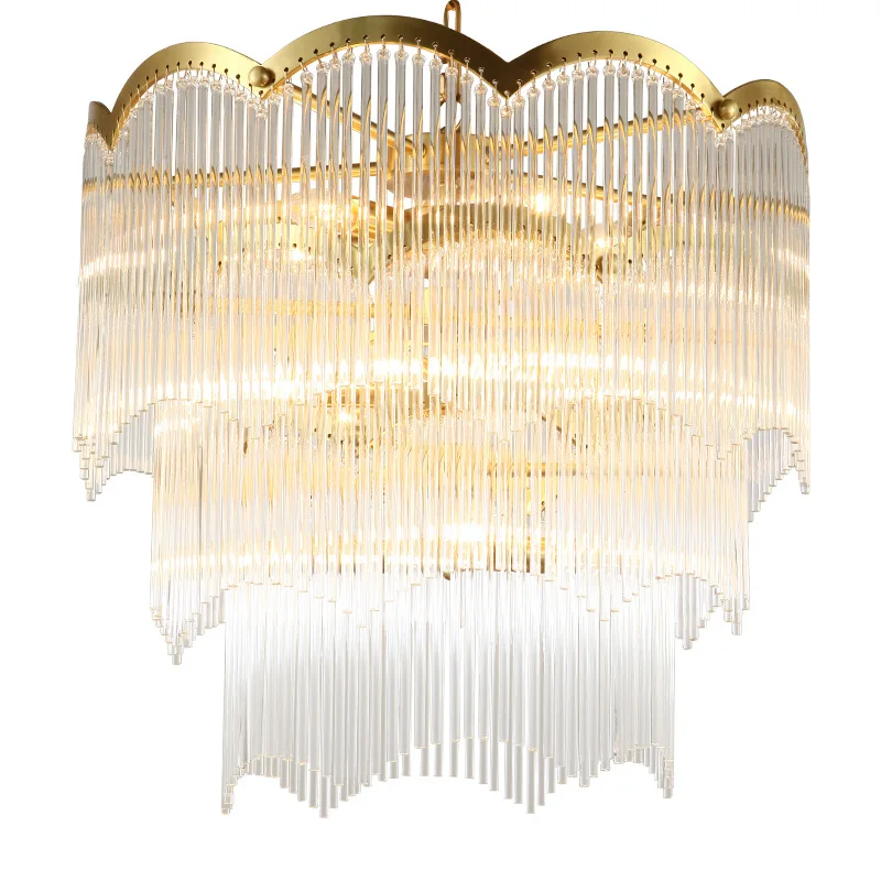 Скандинавские Медные подвесные светильники Роскошная лампа для гостиной