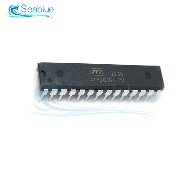 

Чипы ATMEGA8A, однокристаллические, полиуретановые, 8 бит, интегральная схема для флэш-памяти, прямая вставка, 8K байтов в системе, программируемы...