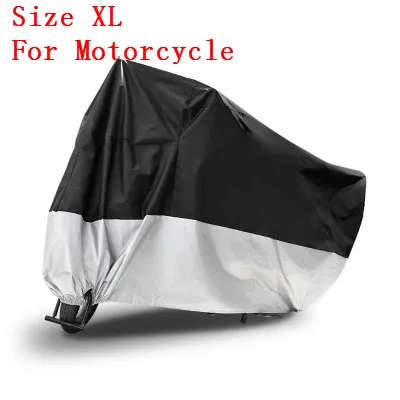 For Motorcycle XL Портативный защитный чехол для велосипеда и мотоцикла, водостойкий Пылезащитный УФ-защитный чехол для велосипеда с замочной скважиной - Цвет: For Motorcycle XL