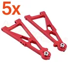 5 парлот Alum передний нижний рычаг A-образные рычаги для RC 110 Электрический Himoto E10XT E10XTL E10MT E10MTL детали для обновления 33602G 31603